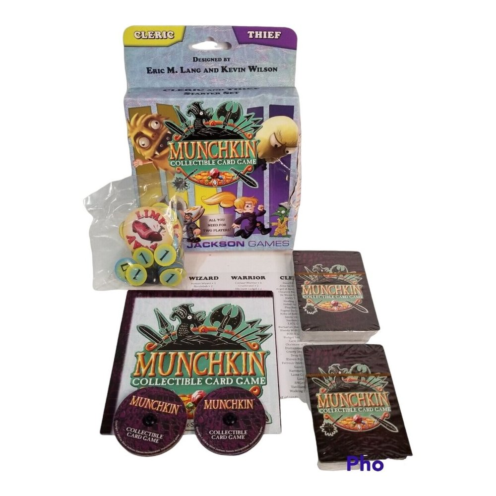 Cleric & Thief Munchkin Collectible Card Game Steve Jackson SJG4504 CCG Season 1